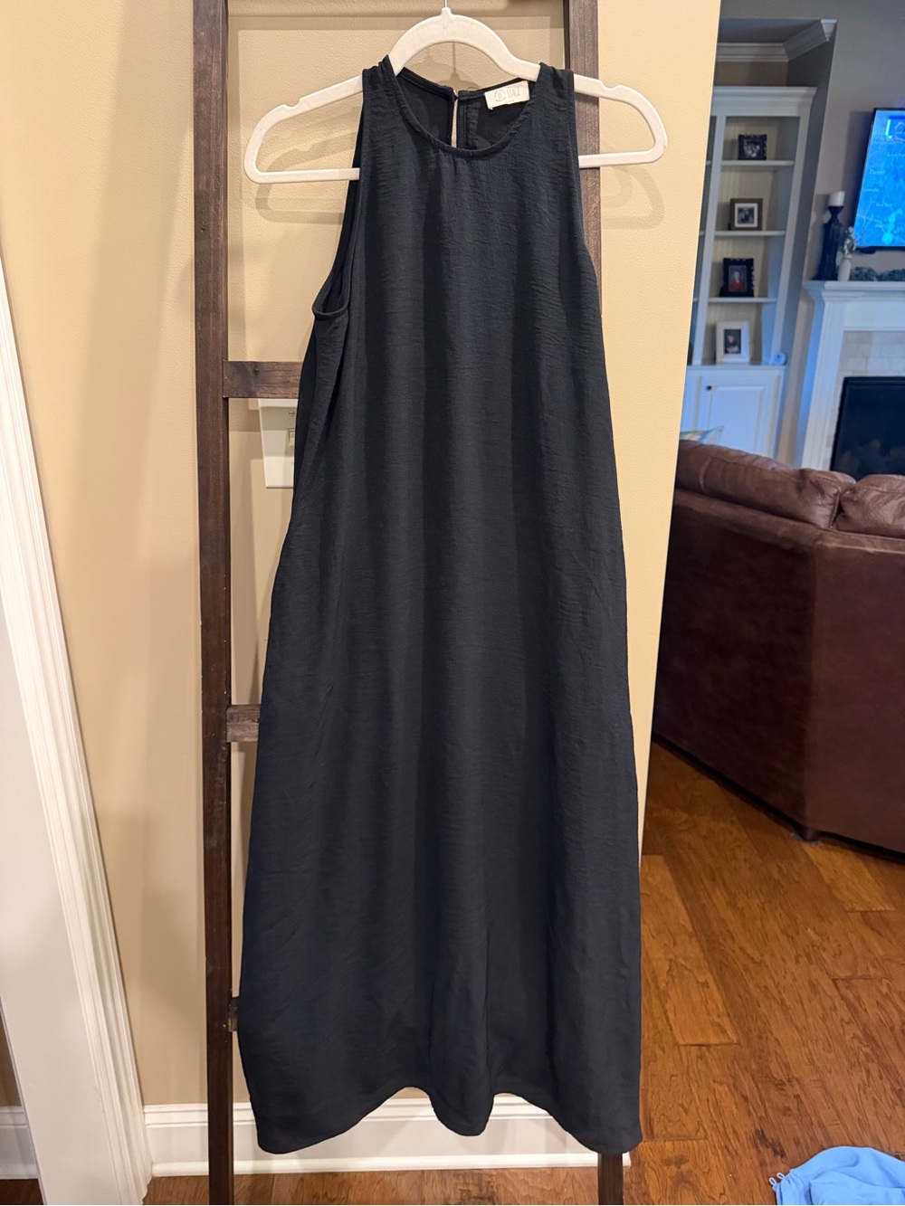 Sleeveless Black Maxi Dress - Timeless Minimalist